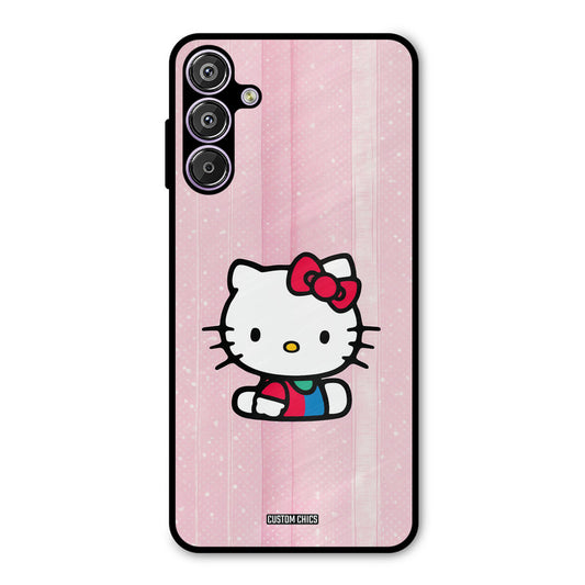 Helo Cute Kitten Samsung Galaxy M15 Mobile Back Cover - Cute PrintShield Case