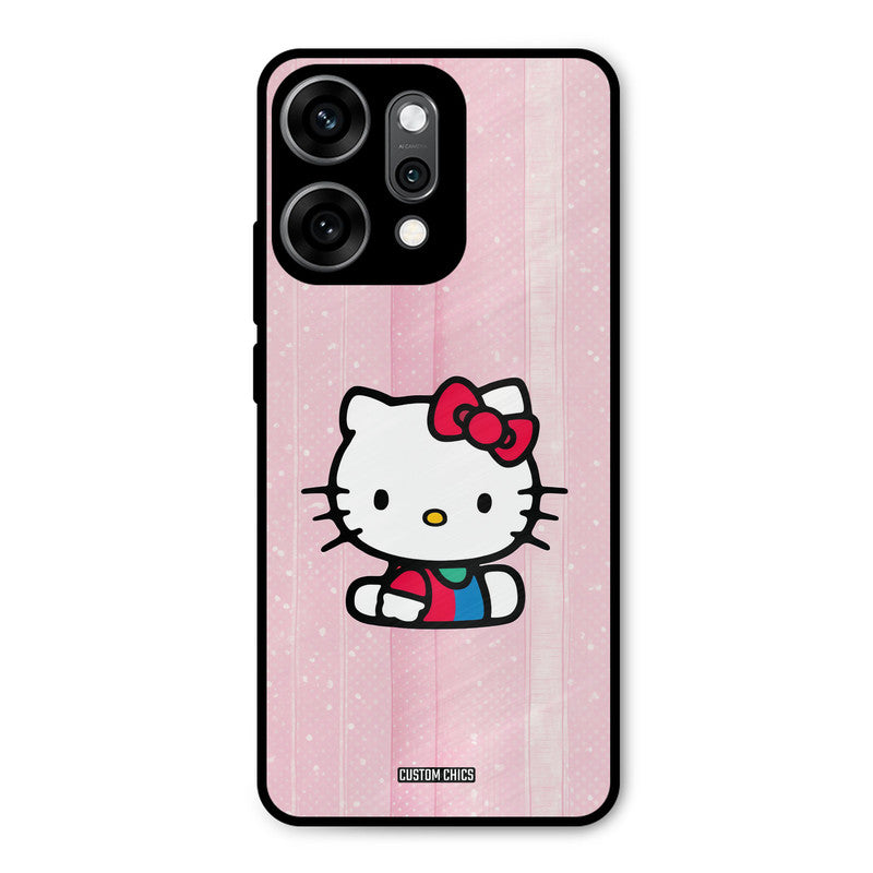 Helo Cute Kitten Oppo Reno 14 Pro Mobile Back Cover - Cute PrintShield Case