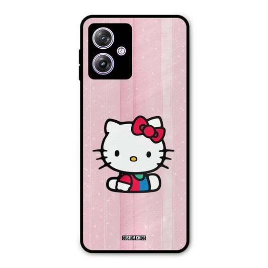 Helo Cute Kitten Moto G54 Mobile Back Cover - Cute PrintShield Case