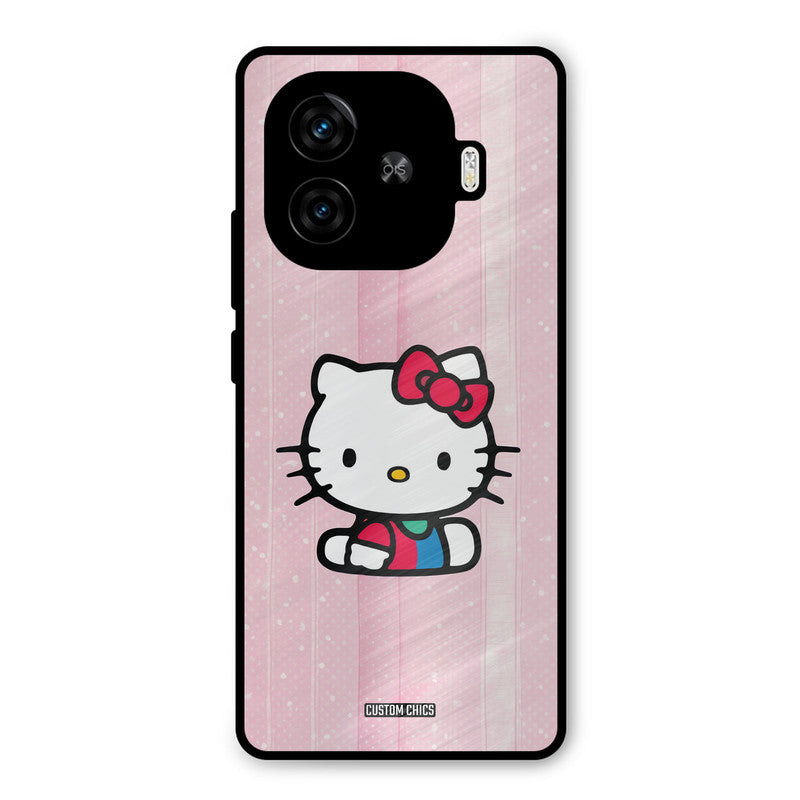 Helo Cute Kitten iQoo Z9 Turbo Mobile Back Cover - Cute PrintShield Case