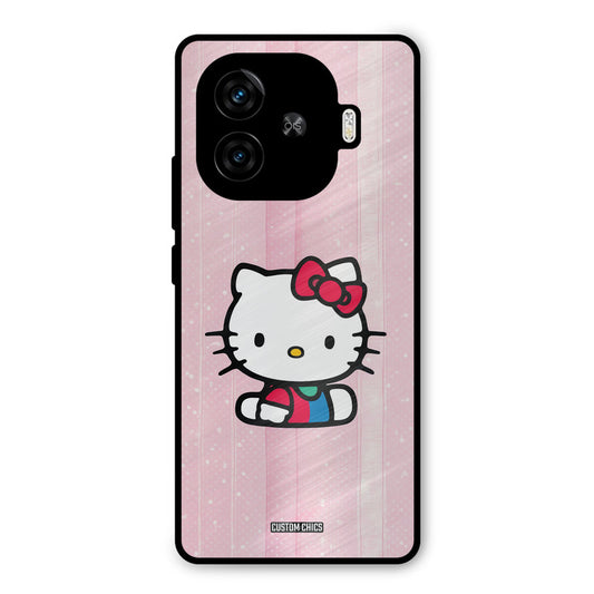 Helo Cute Kitten iQoo Z9 Turbo Mobile Back Cover - Cute PrintShield Case