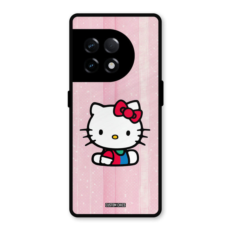 Helo Cute Kitten OnePlus 11R Mobile Back Cover - Cute PrintShield Case