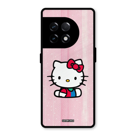 Helo Cute Kitten OnePlus 11R Mobile Back Cover - Cute PrintShield Case