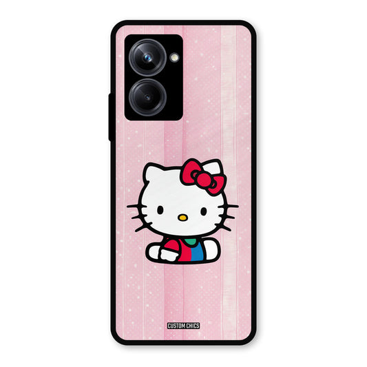 Helo Cute Kitten Realme 10 Pro Mobile Back Cover - Cute PrintShield Case