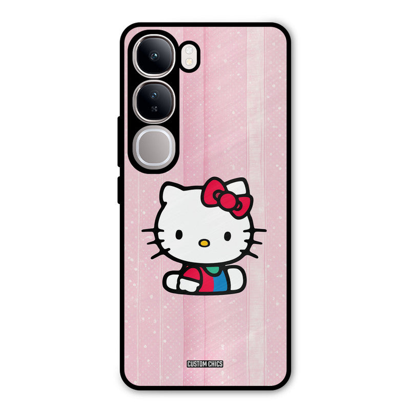 Helo Cute Kitten Vivo Y300 Mobile Back Cover - Cute PrintShield Case