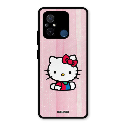 Helo Cute Kitten Redmi 12c Mobile Back Cover - Cute PrintShield Case