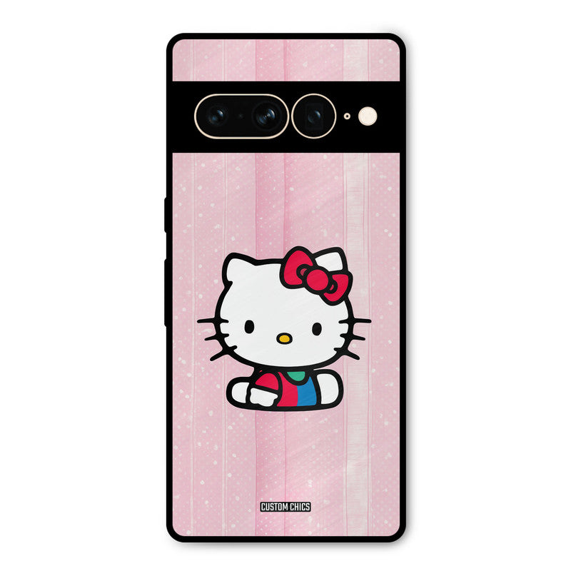 Helo Cute Kitten Google Pixel 7 Pro Mobile Back Cover - Cute PrintShield Case