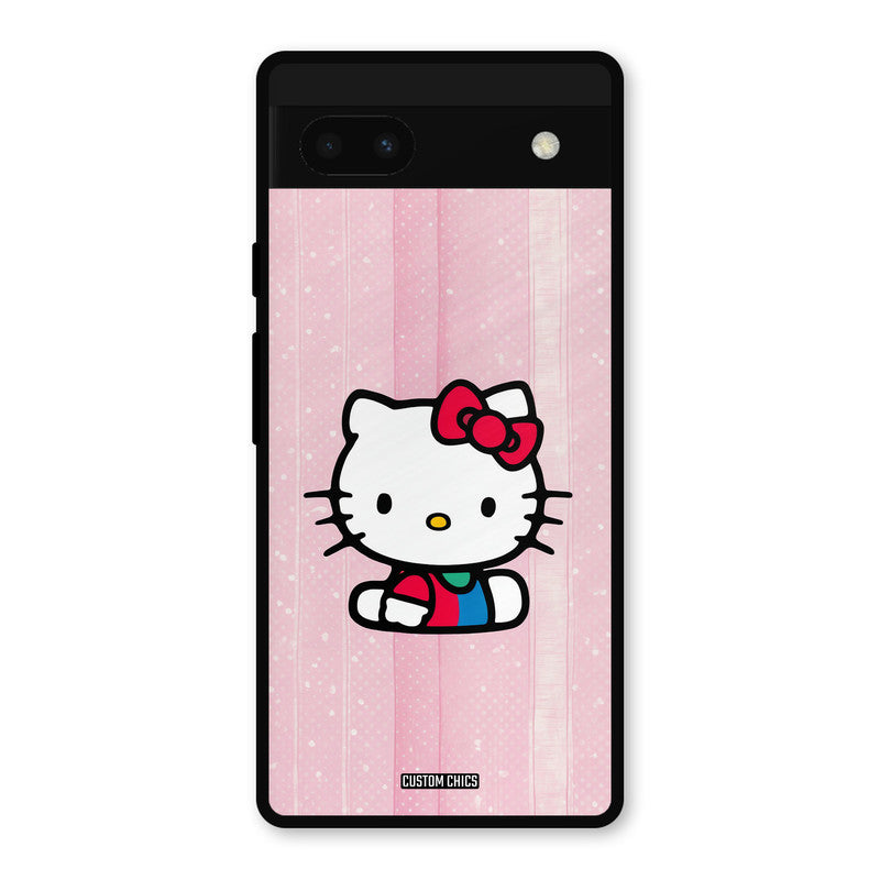 Helo Cute Kitten Google Pixel 6a Mobile Back Cover - Cute PrintShield Case