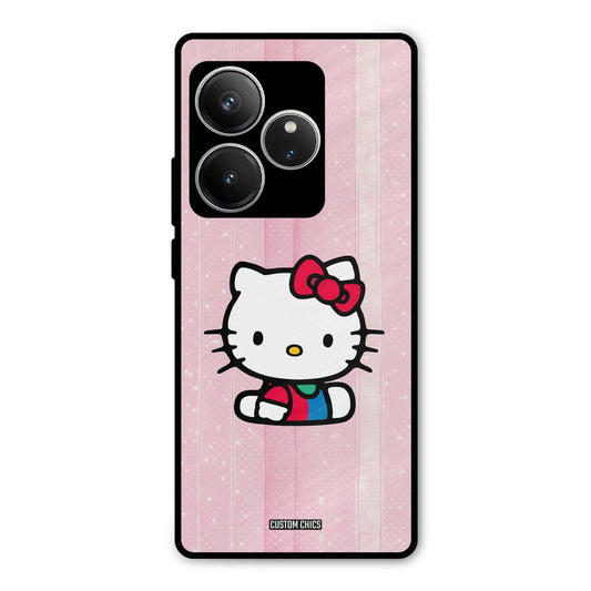 Helo Cute Kitten Realme GT 6 Mobile Back Cover - Cute PrintShield Case