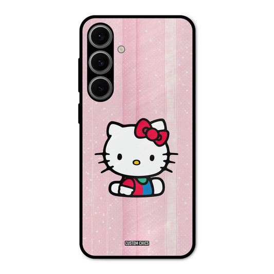 Helo Cute Kitten Samsung Galaxy S24 Mobile Back Cover - Cute PrintShield Case