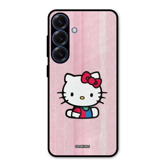 Helo Cute Kitten Samsung Galaxy S25 Mobile Back Cover - Cute PrintShield Case