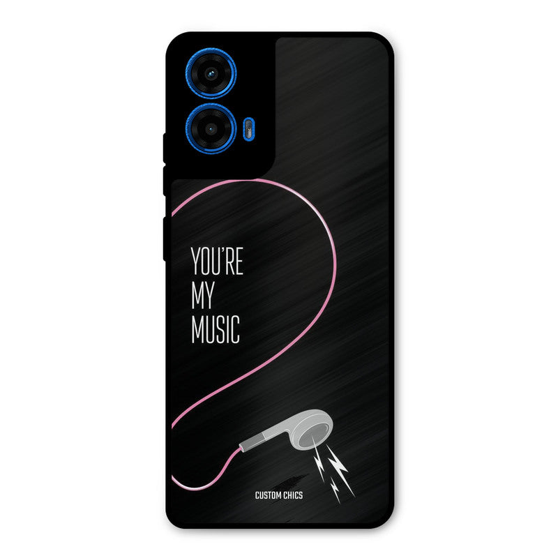 Her Music Moto G45 Mobile Back Cover - Cute PrintShield Case