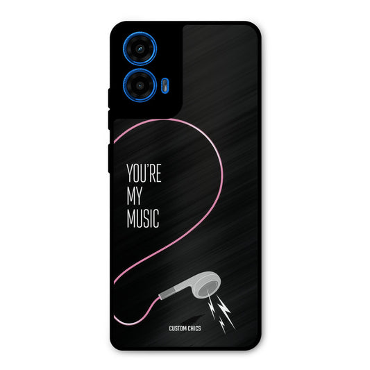 Her Music Moto G45 Mobile Back Cover - Cute PrintShield Case