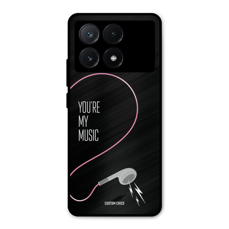 Her Music Poco X6 Pro Mobile Back Cover - Cute PrintShield Case