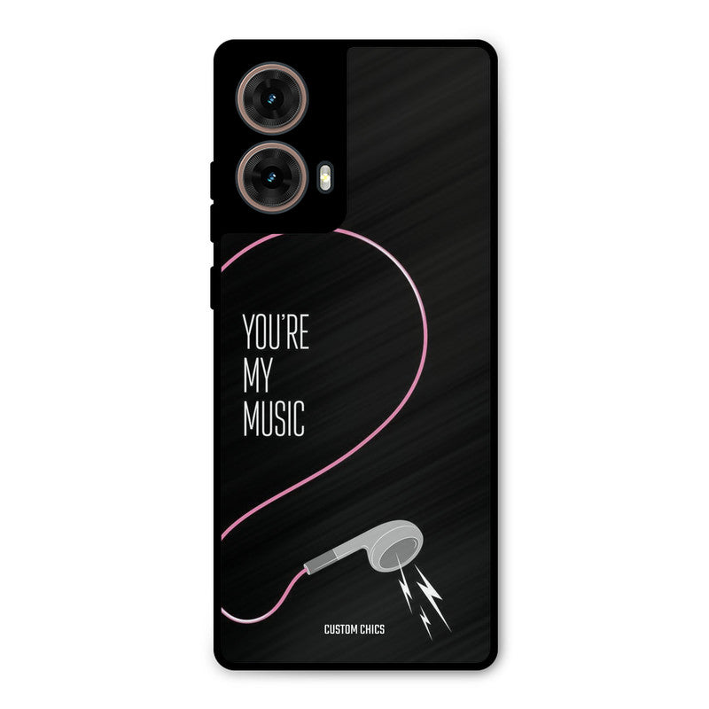 Her Music Moto G85 Mobile Back Cover - Cute PrintShield Case