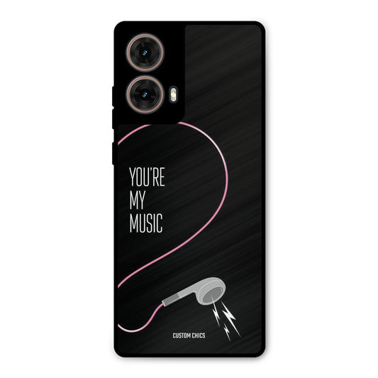 Her Music Moto G85 Mobile Back Cover - Cute PrintShield Case
