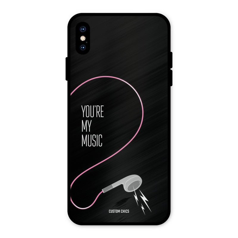 Her Music iPhone XS Max Mobile Back Cover - Cute PrintShield Case