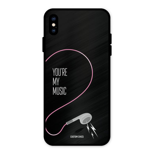 Her Music iPhone XS Max Mobile Back Cover - Cute PrintShield Case