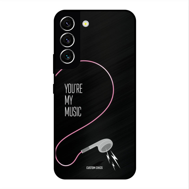 Her Music Samsung Galaxy S22 Mobile Back Cover - Cute PrintShield Case