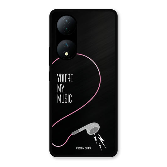 Her Music Vivo Y100 Mobile Back Cover - Cute PrintShield Case