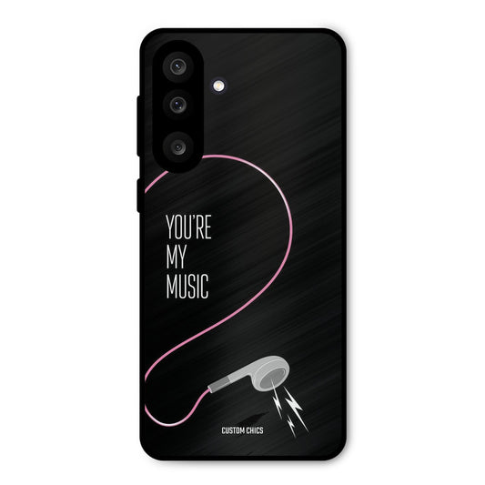 Her Music Samsung Galaxy M56 Mobile Back Cover - Cute PrintShield Case