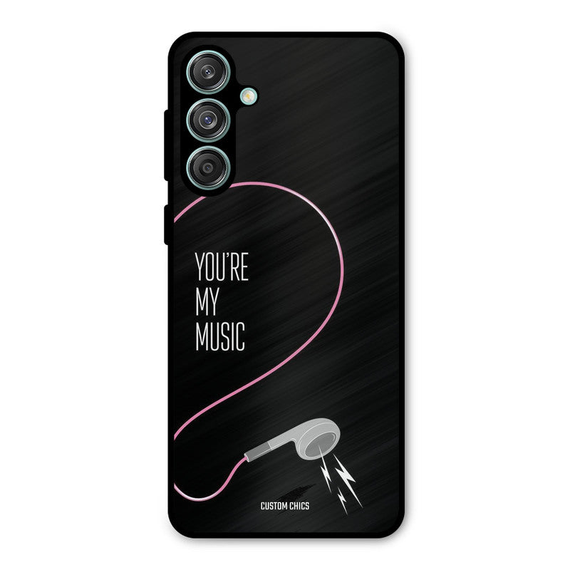 Her Music Samsung Galaxy M55 5G Mobile Back Cover - Cute PrintShield Case