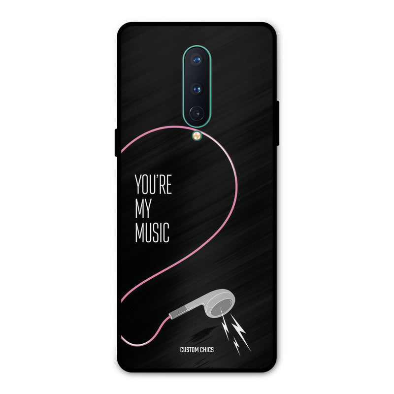 Her Music Oneplus 8 Mobile Back Cover - Cute PrintShield Case