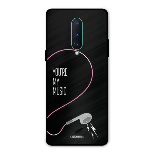 Her Music Oneplus 8 Mobile Back Cover - Cute PrintShield Case