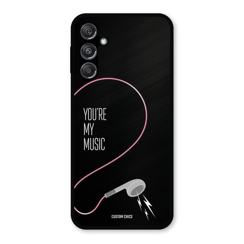 Her Music Samsung Galaxy M34 5G Mobile Back Cover - Cute PrintShield Case