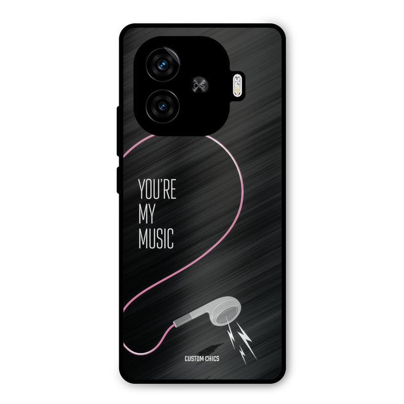 Her Music iQoo Z9 Turbo Mobile Back Cover - Cute PrintShield Case