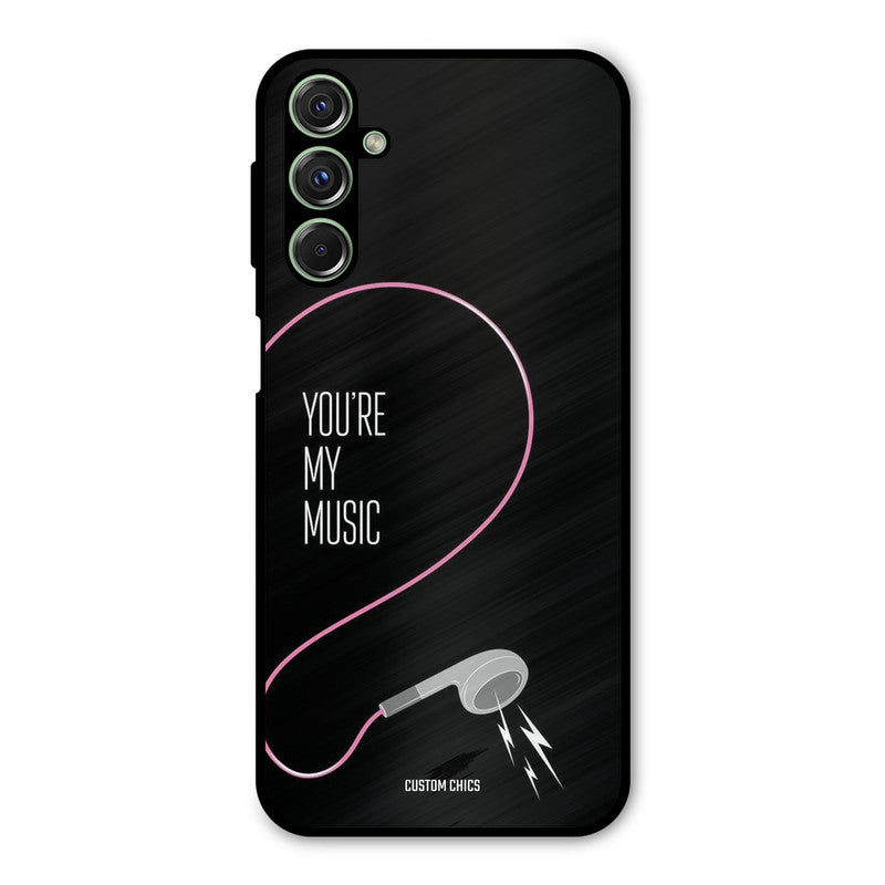 Her Music Samsung Galaxy M34 Mobile Back Cover - Cute PrintShield Case