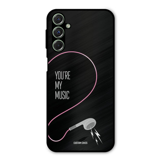 Her Music Samsung Galaxy M34 Mobile Back Cover - Cute PrintShield Case