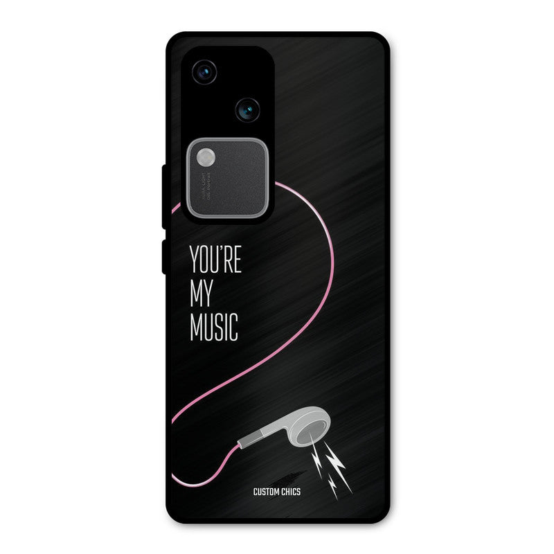 Her Music Vivo V30 Mobile Back Cover - Cute PrintShield Case
