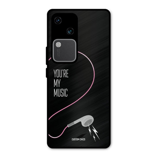 Her Music Vivo V30 Mobile Back Cover - Cute PrintShield Case