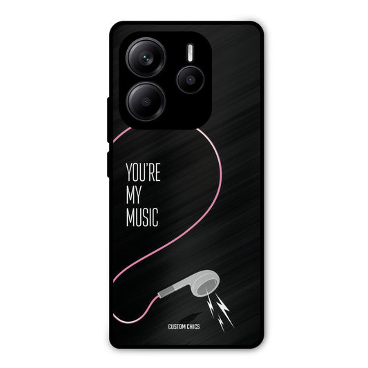 Her Music Redmi Note 14 Mobile Back Cover - Cute PrintShield Case