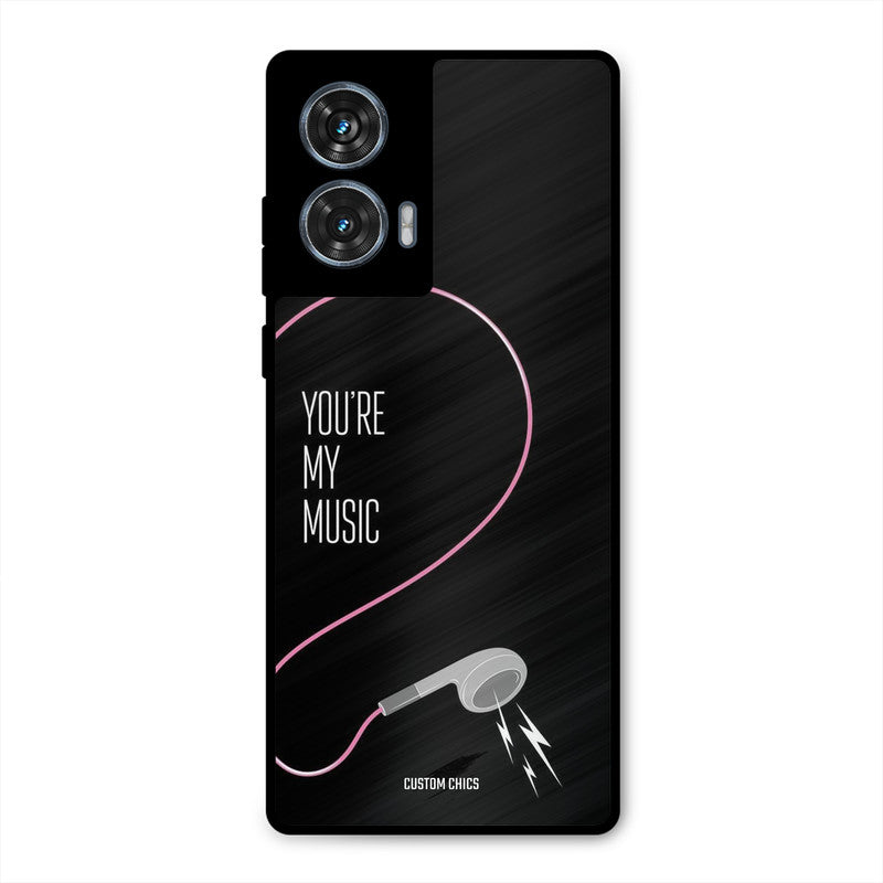 Her Music Moto G96 Mobile Back Cover - Cute PrintShield Case
