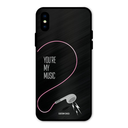 Her Music iPhone X Mobile Back Cover - Cute PrintShield Case