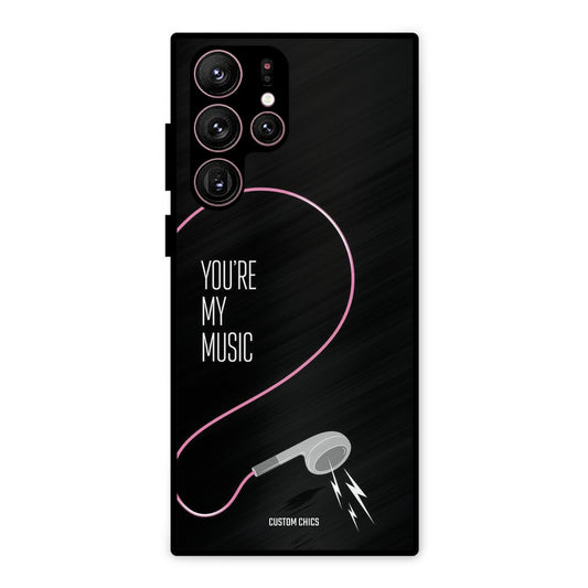 Her Music Samsung Galaxy S22 Ultra Mobile Back Cover - Cute PrintShield Case
