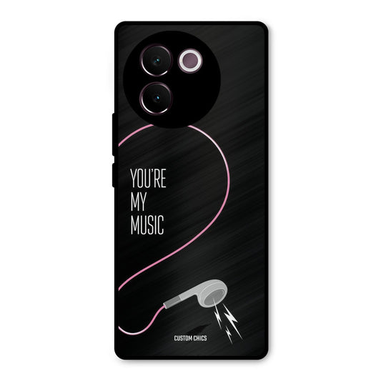 Her Music Vivo V30e Mobile Back Cover - Cute PrintShield Case
