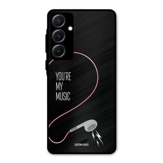 Her Music Samsung Galaxy A55 5G Mobile Back Cover - Cute PrintShield Case