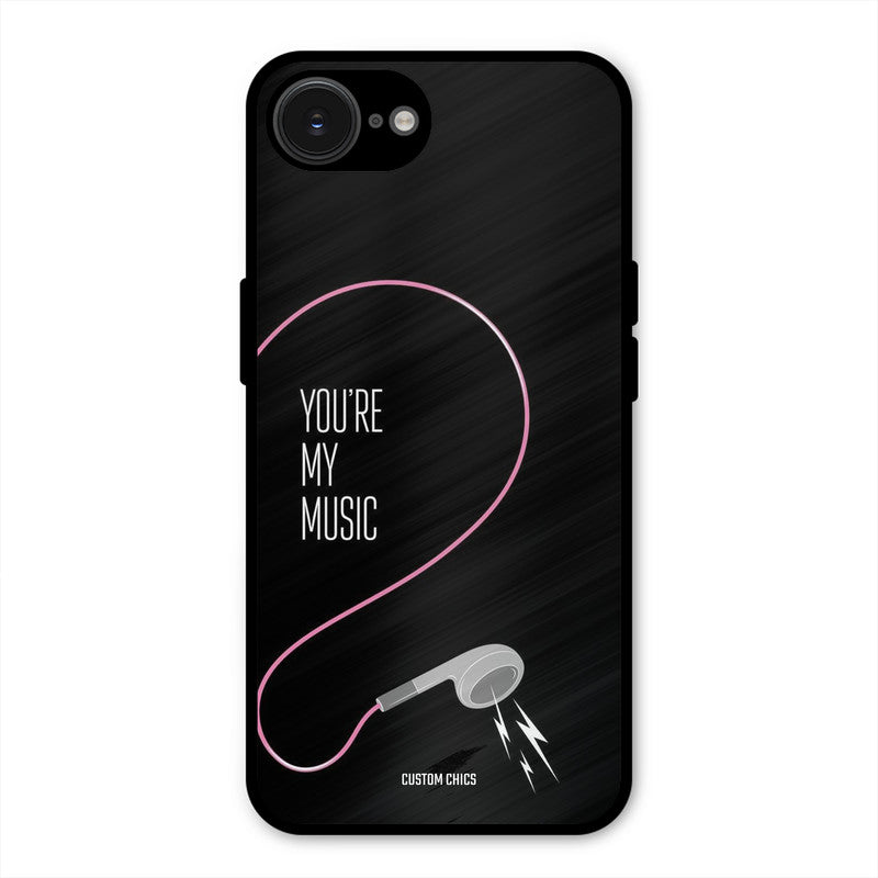 Her Music iPhone 16e Mobile Back Cover - Cute PrintShield Case