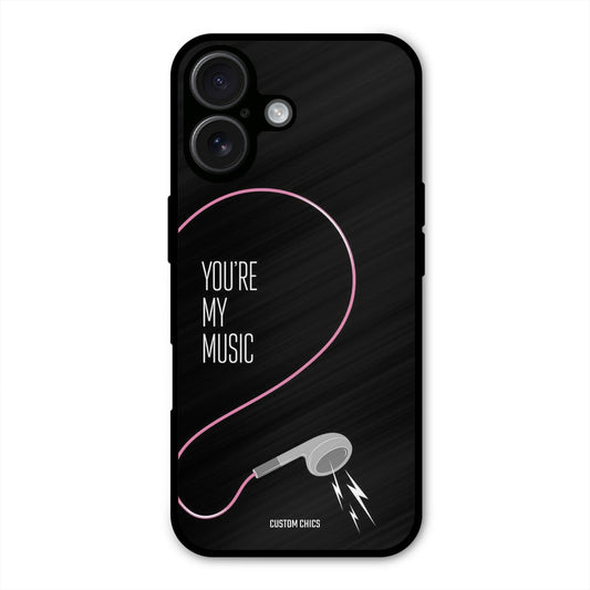 Her Music iPhone 16 Plus Mobile Back Cover - Cute PrintShield Case