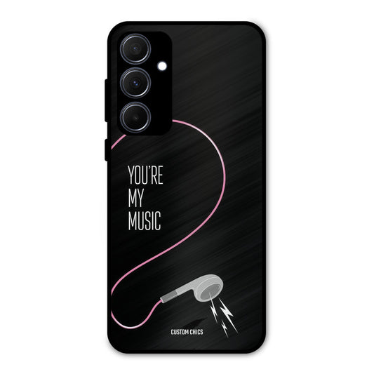 Her Music Samsung Galaxy A35 5G Mobile Back Cover - Cute PrintShield Case