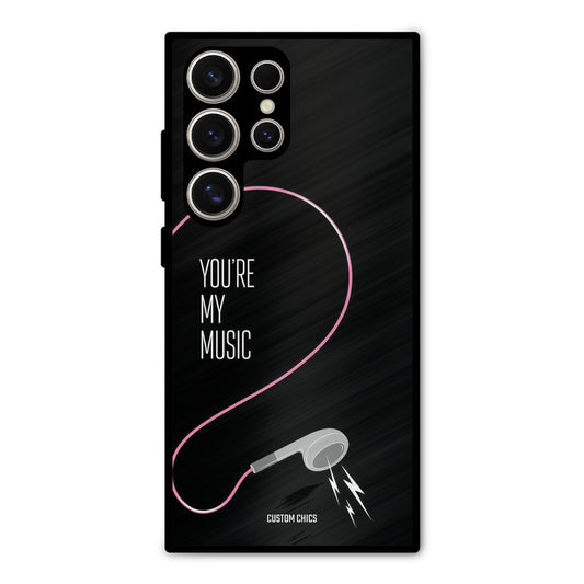 Her Music Samsung Galaxy S24 Ultra Mobile Back Cover - Cute PrintShield Case