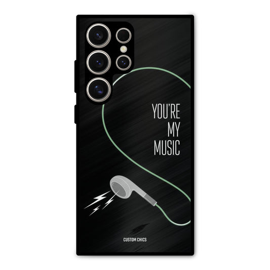 His Music Samsung Galaxy S24 Ultra Mobile Back Cover - Cute PrintShield Case