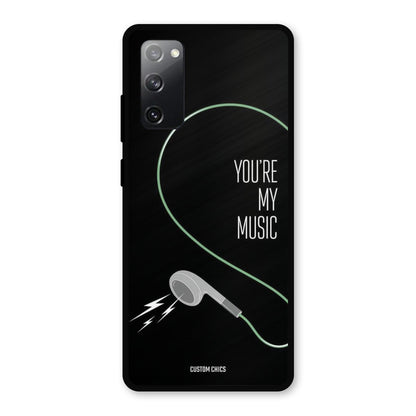 His Music Samsung Galaxy S20 FE 5G Mobile Back Cover - Cute PrintShield Case