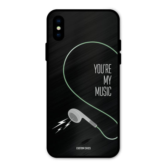His Music iPhone X Mobile Back Cover - Cute PrintShield Case