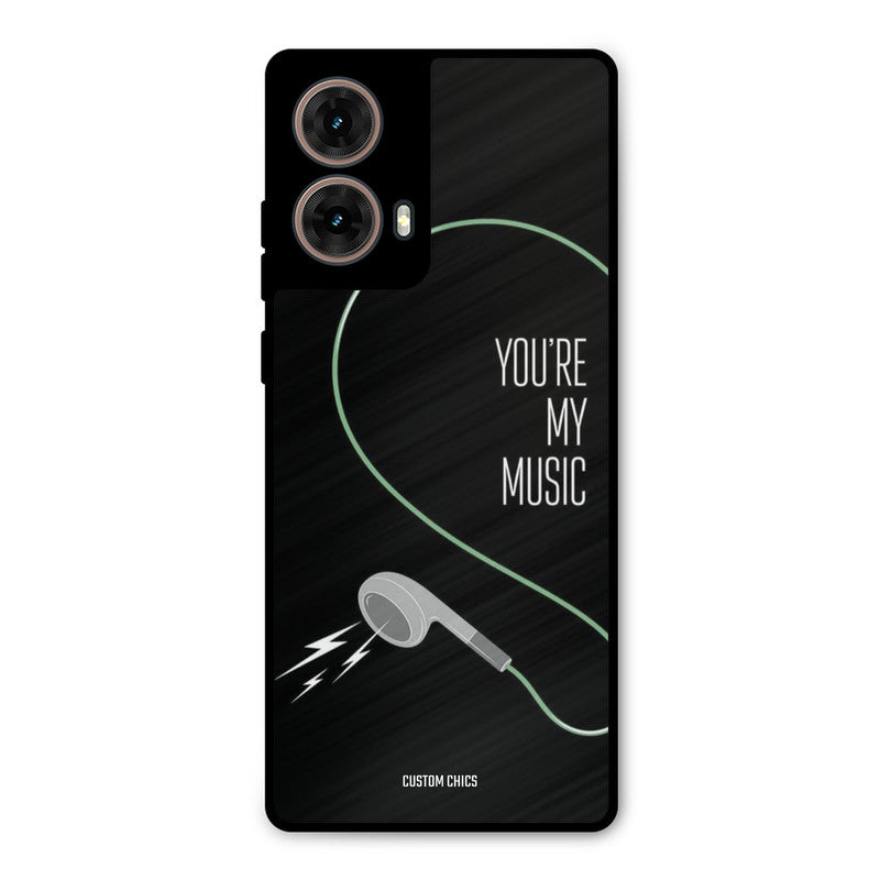 His Music Moto G85 Mobile Back Cover - Cute PrintShield Case