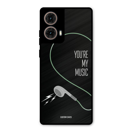 His Music Moto G85 Mobile Back Cover - Cute PrintShield Case