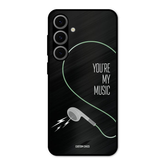 His Music Samsung Galaxy S24 Mobile Back Cover - Cute PrintShield Case